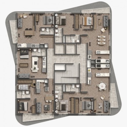 Apartamento 2 dormitórios - JACHETTI PLACE Bairro Universitário - Lajeado - RS