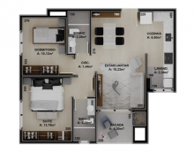 Apartamentos 2 dormitórios e 1 suíte - CENTER 380 Bairro Centro - Lajeado - RS