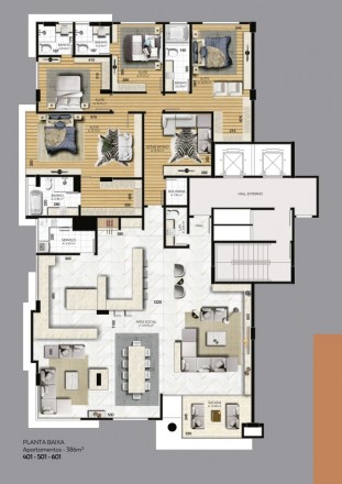 Apartamentos com 3 ou 4 suítes - PALAZZO Bairro Americano - Lajeado - RS