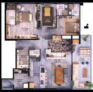 Apartamentos com 3 suítes - EVO CONCEPT Bairro Centro - Lajeado - RS