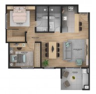 Apartamentos de 3 dormitórios - VIVANCE MOINHOS Bairro Moinhos - LAJEADO - RS