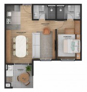 Apartamentos de 3 dormitórios - VIVANCE MOINHOS Bairro Moinhos - LAJEADO - RS