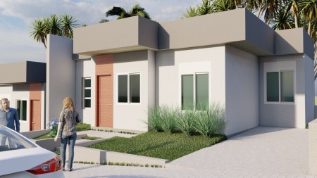 Casas Geminadas 2 dormitórios COM PÁTIO - NOVA Bairro Jardim do Cedro - Lajeado - RS