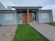 Casas Geminadas 2 dormitórios c/ suíte COM PÁTIO - VISTA SOL IV - Bairro Conventos - Lajeado - RS